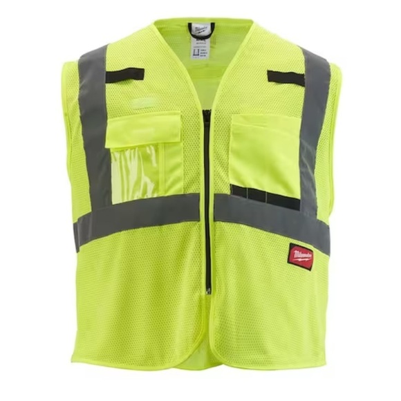 NWT Milwaukee Mesh Safety Vest - Picture 3 of 8